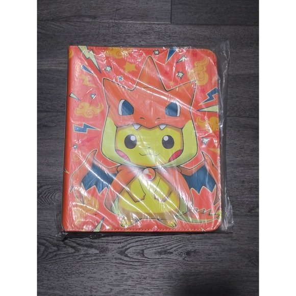 Pokemon Pikachu Charizard Costume Portfolio‎ Folder - Picture 1 of 2